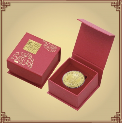 牡丹金幣磁鐵盒(12個/盒)